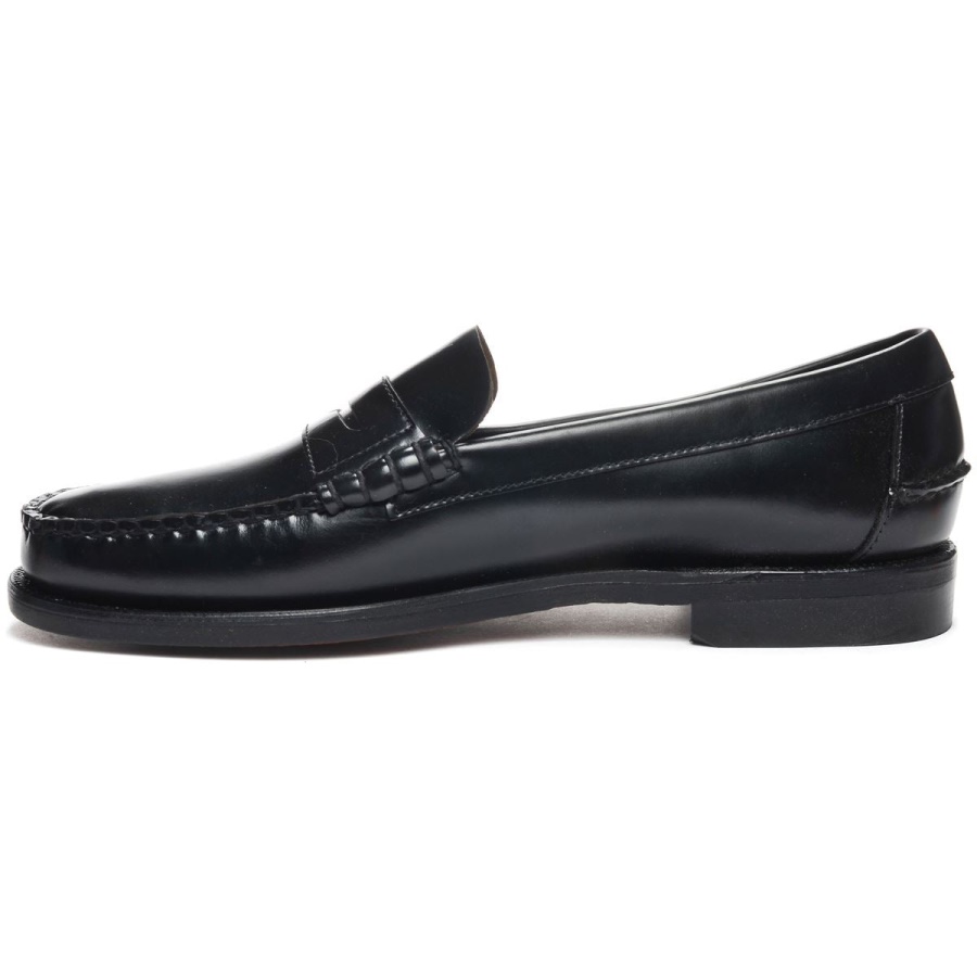 Classic Dan Tag-Black & White Penny Sebago Australia