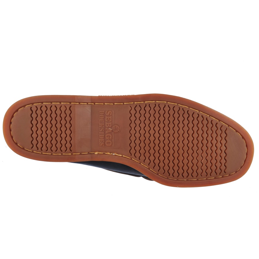 Docksides Portland Crazy H-Navy Blue & Brown Sebago Australia
