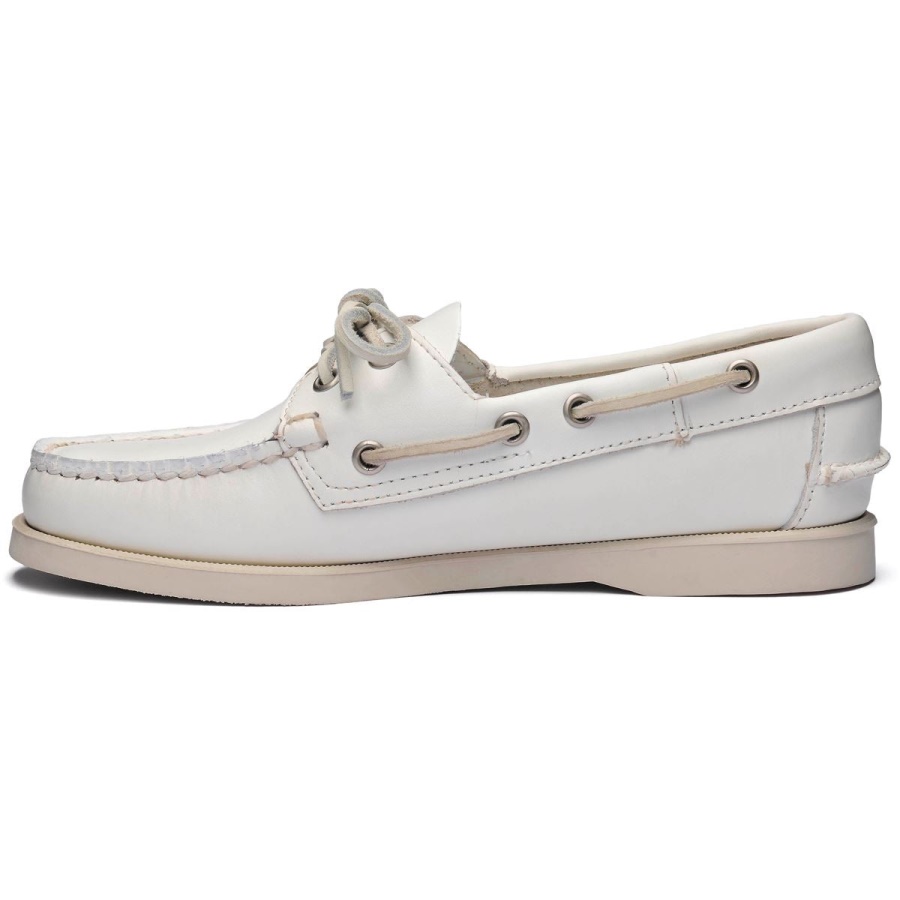 Docksides Portland Woman-White Sebago Australia