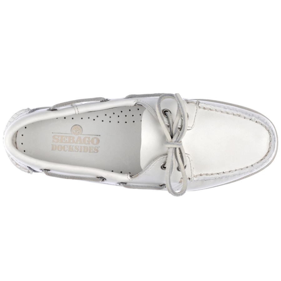 Docksides Portland Woman-White Sebago Australia