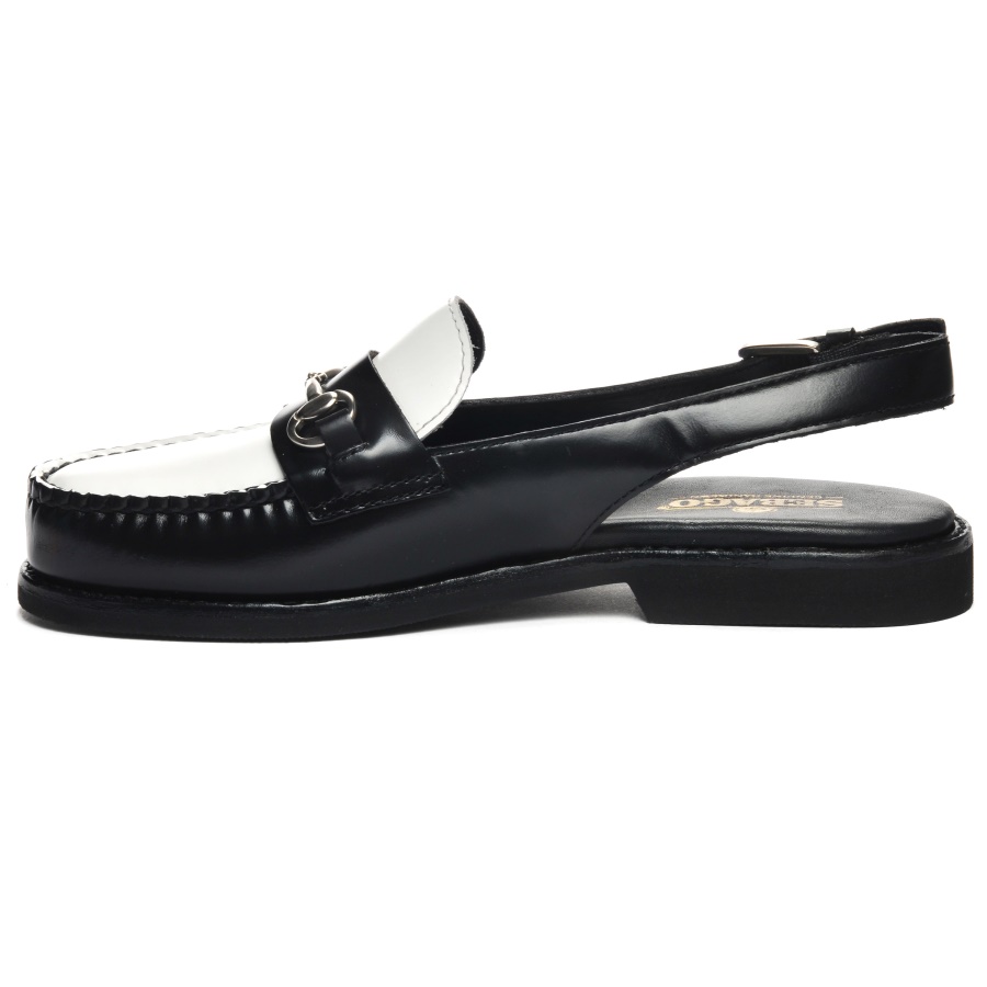 Joe Sandal Polaris Woman-Black & White Sebago Australia