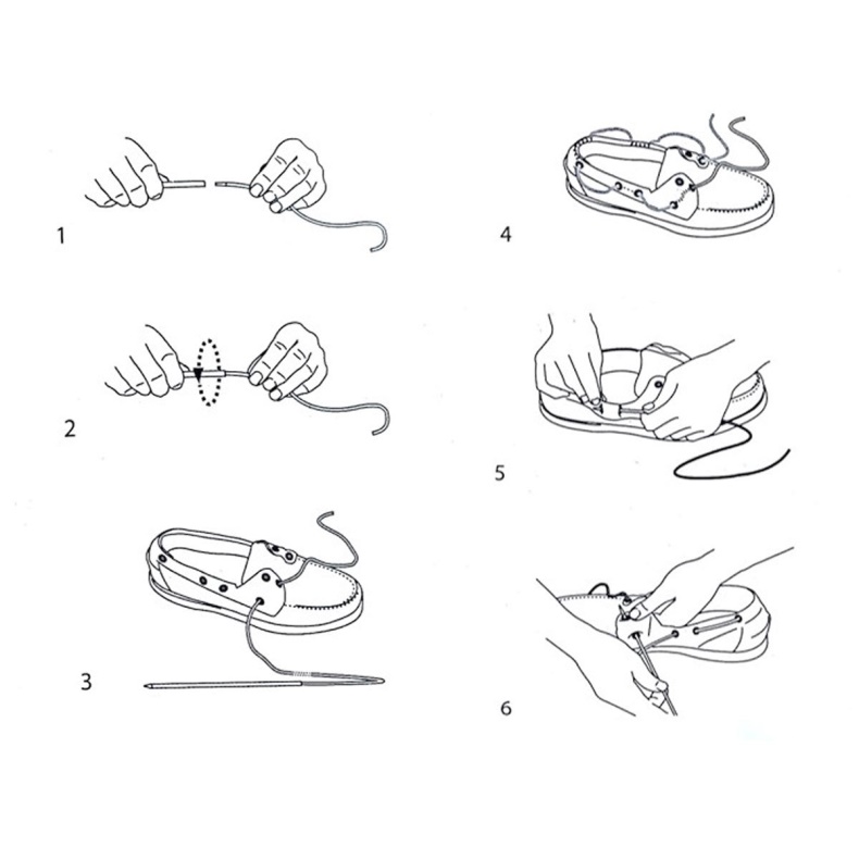 Brown Sebago Australia Rawhide Shoe Laces