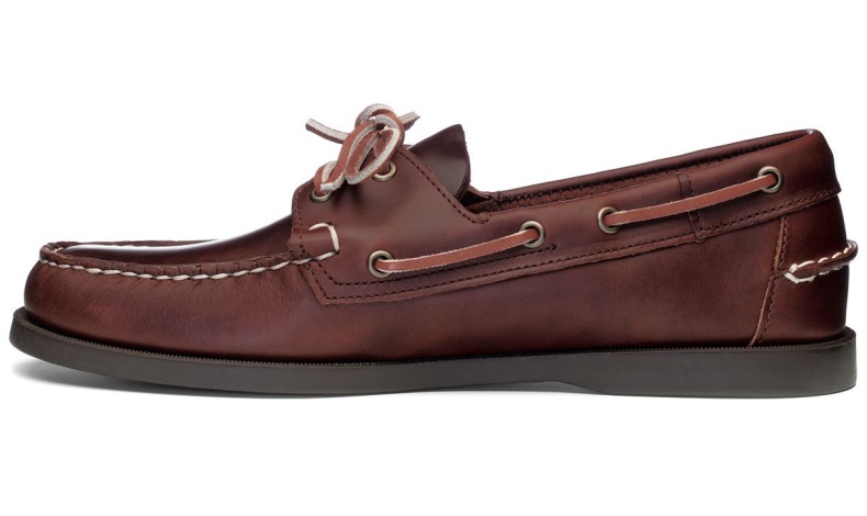 Dockside Portland Leather Boat Shoe Brown Gum Sebago Australia