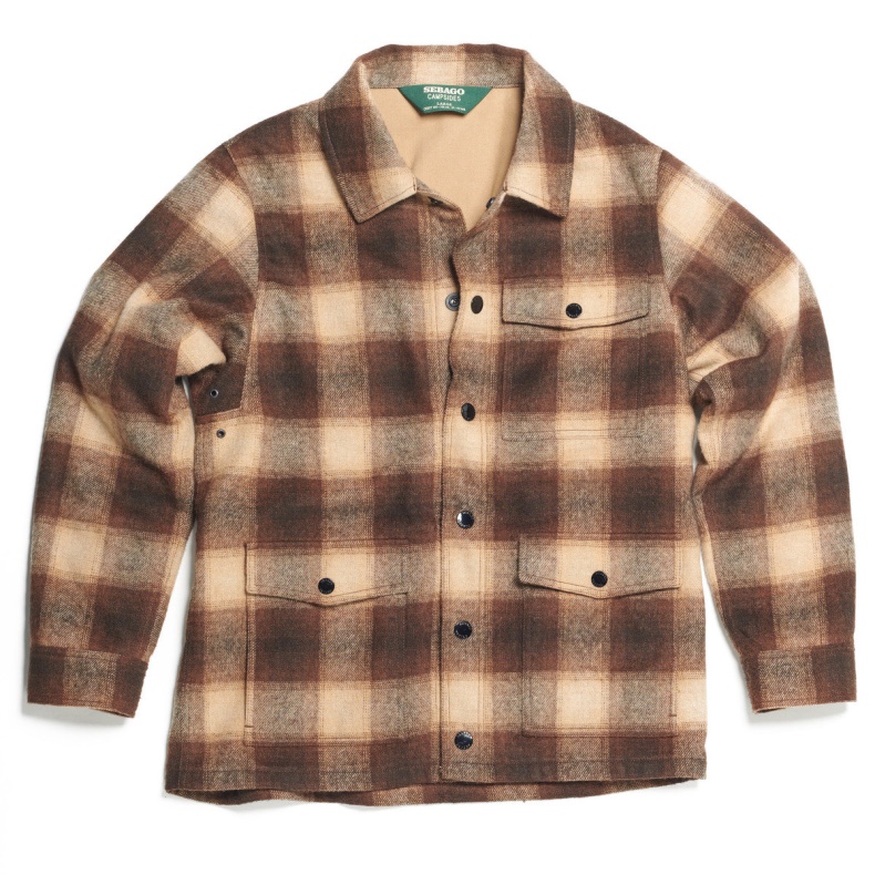 Kenny Check Sebago Australia Beige-Brown