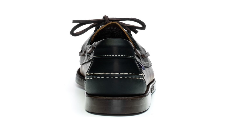 Portland Lea Oil Leather Brown-DkBrown Sebago Australia