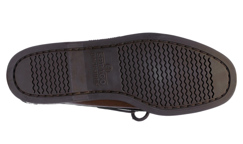 Portland Lea Oil Leather Brown-DkBrown Sebago Australia