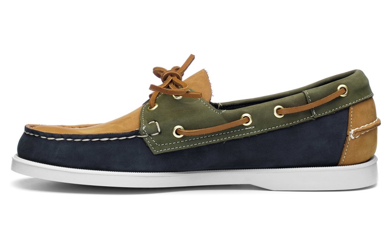 Portland Spinnaker Nbk Blue-Beige Camel-Green Musk Sebago Australia