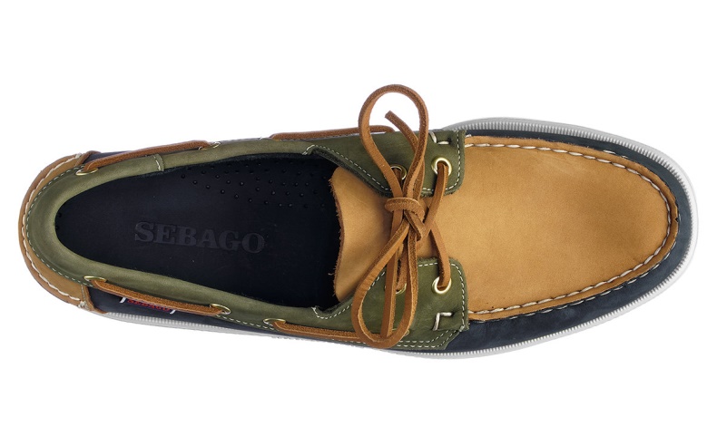 Portland Spinnaker Nbk Blue-Beige Camel-Green Musk Sebago Australia