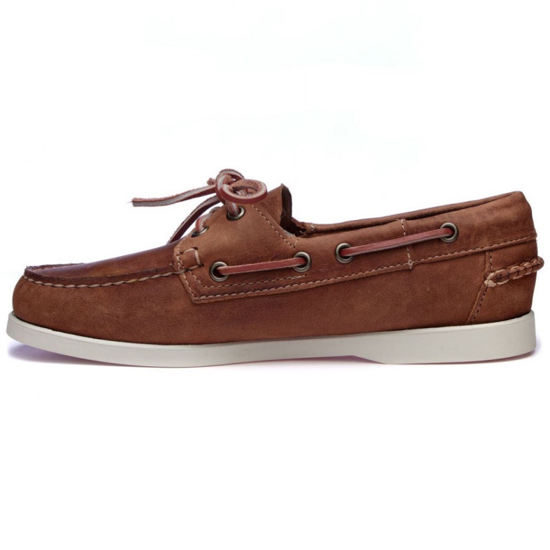 Sebago Australia Brown Tan Dockside Portland Leather Boat Shoe