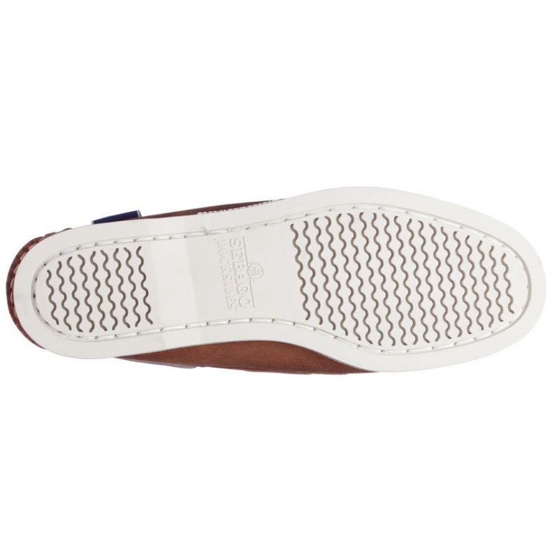 Sebago Australia Brown Tan Dockside Portland Leather Boat Shoe