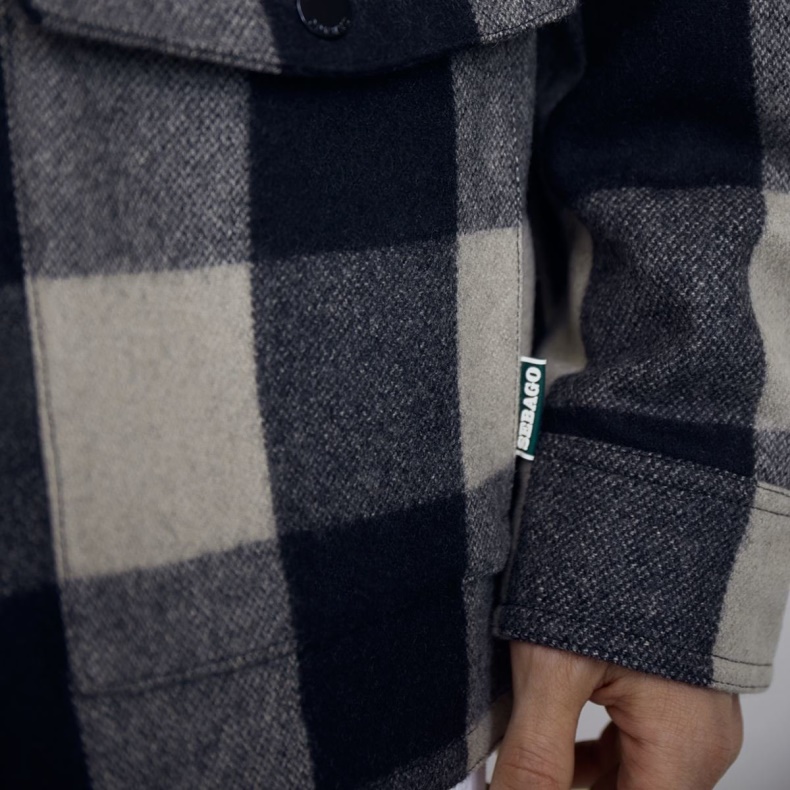 Sebago Australia Check White Natural-Black Aroostook