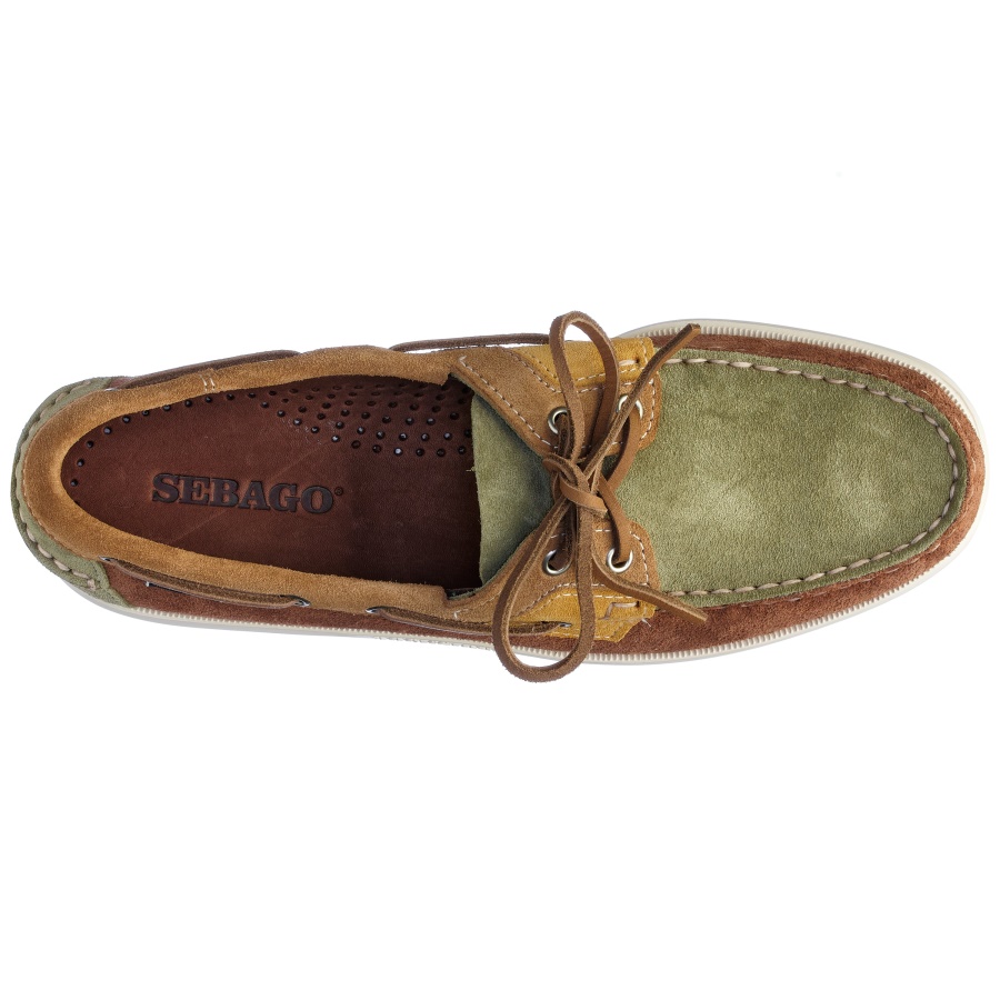 Rossisland Jib-Dark Brown & Forest Green & Slate Sebago Australia