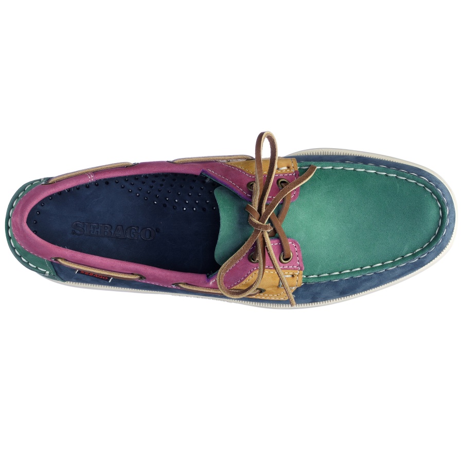 Rossisland-Navy & Teal & Magenta & Mustard Sebago Australia