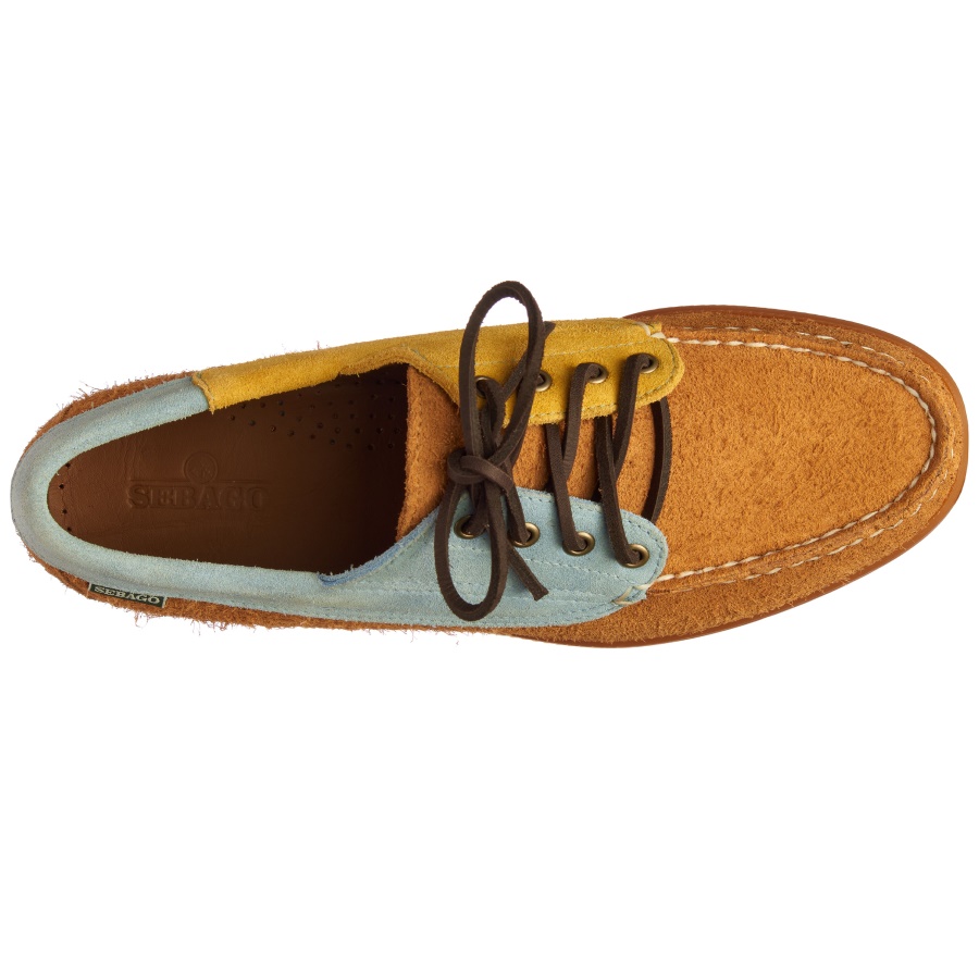 Sebago Australia Askook Jib-Tan & Light Blue & Mimosa