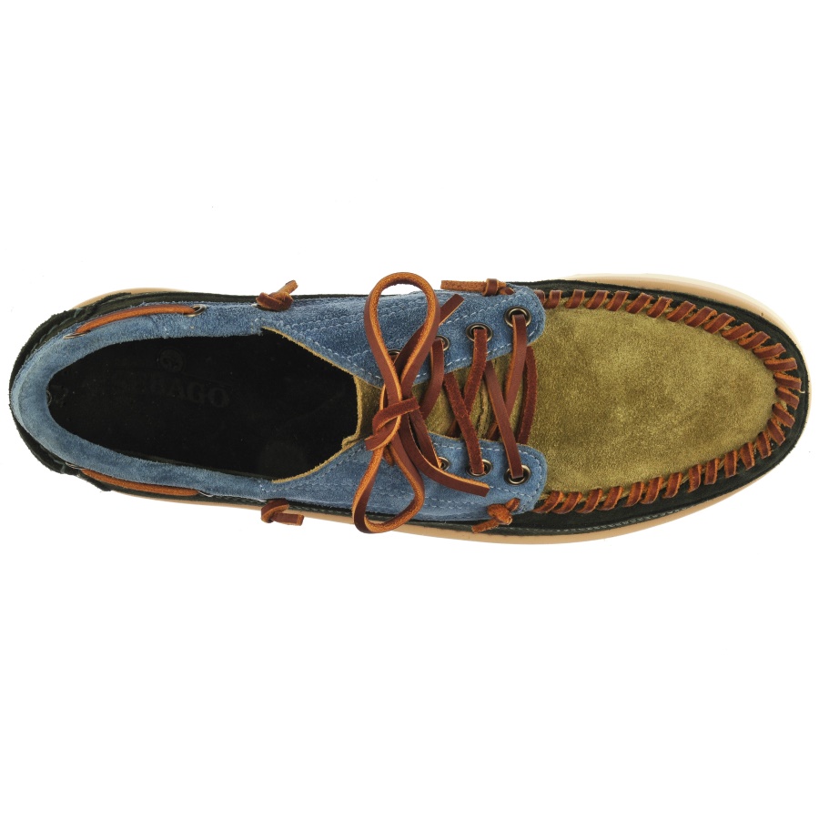 Sebago Australia Cayuga-Brunswick Green & Indigo & Moss