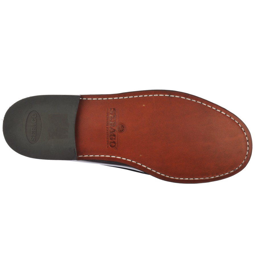 Sebago Australia Classic Dan Woman-Garnet & White & Black