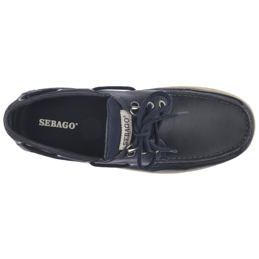 Sebago Australia Clovehitch II Fgl Waxed-Navy Blue