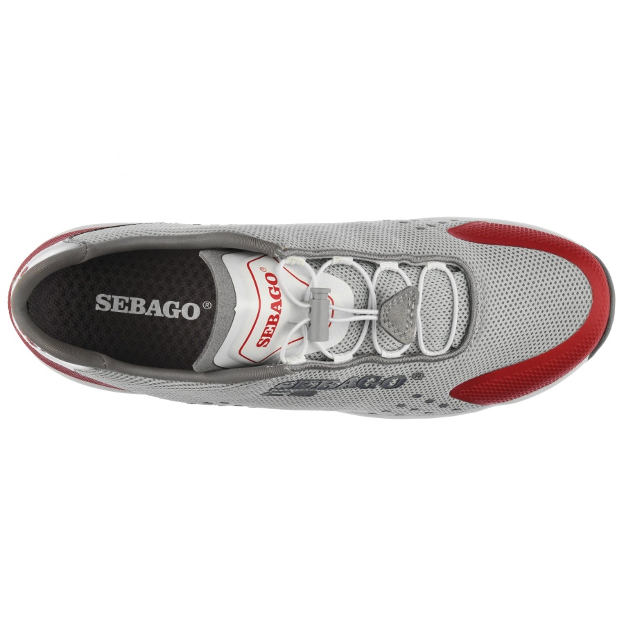 Sebago Australia Cyphon Jia Ren-Light Gray & Red