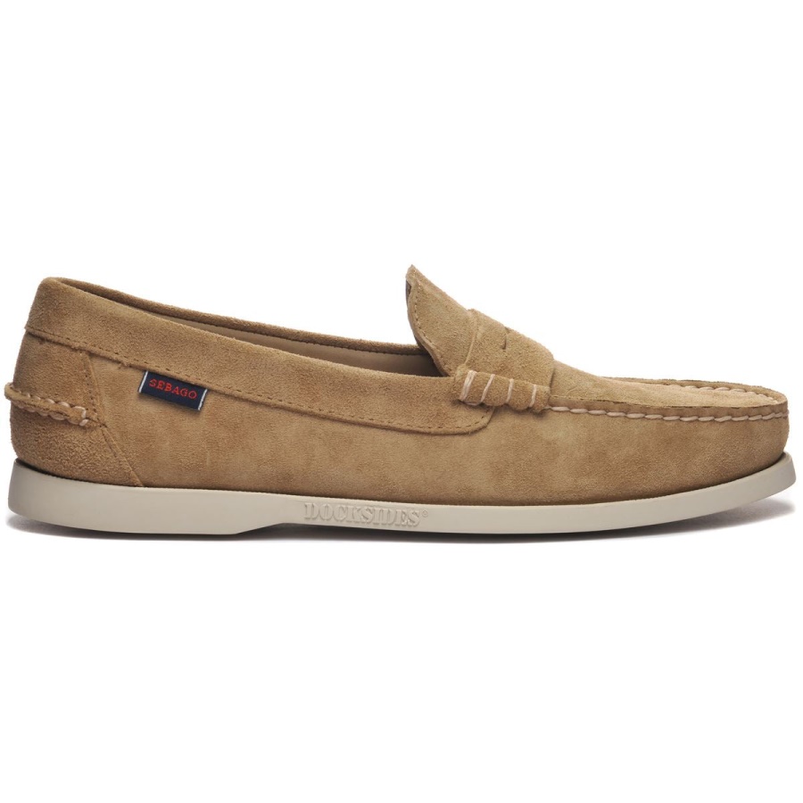 Sebago Australia Dan Boat Roughout-Camel