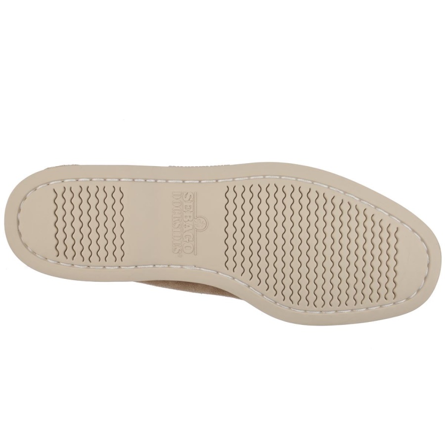 Sebago Australia Dan Boat Roughout-Camel