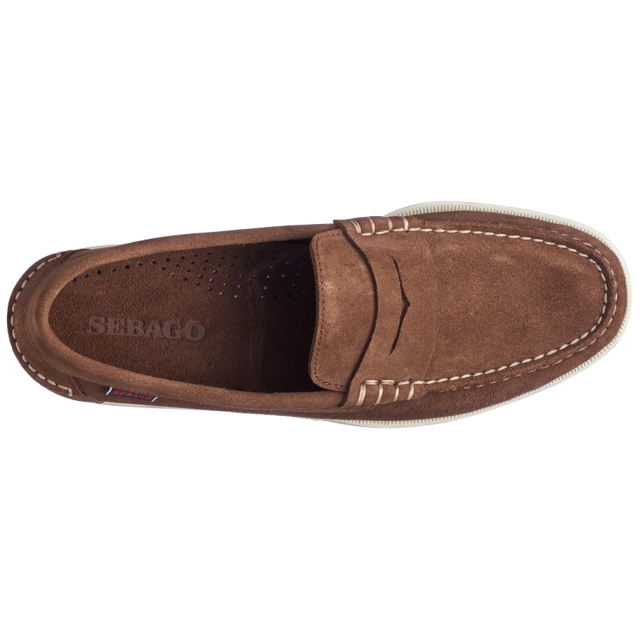 Sebago Australia Dan Boat Roughout-Dark Brown