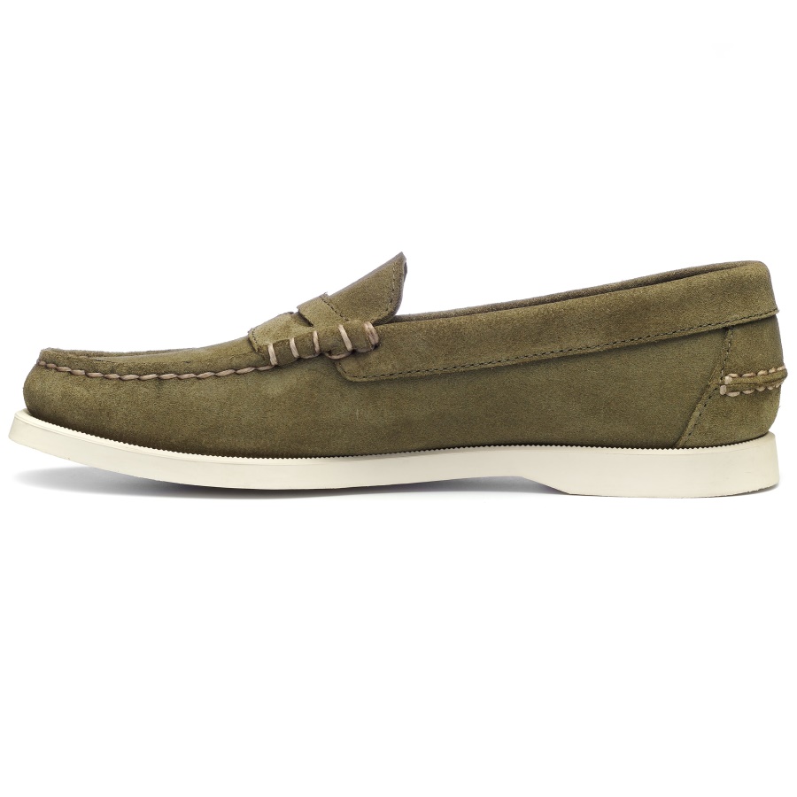 Sebago Australia Dan Boat Roughout Woman-Forest Green