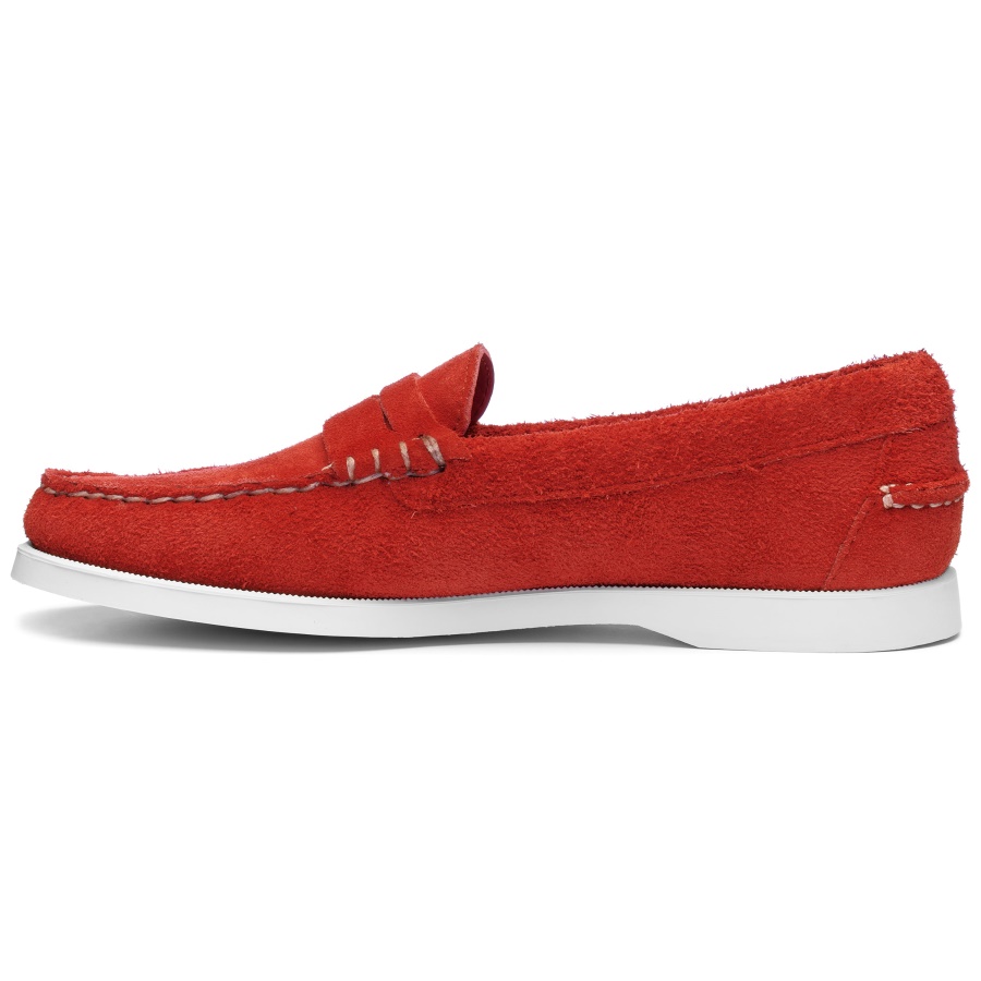 Sebago Australia Dan Boat Roughout Woman-Red