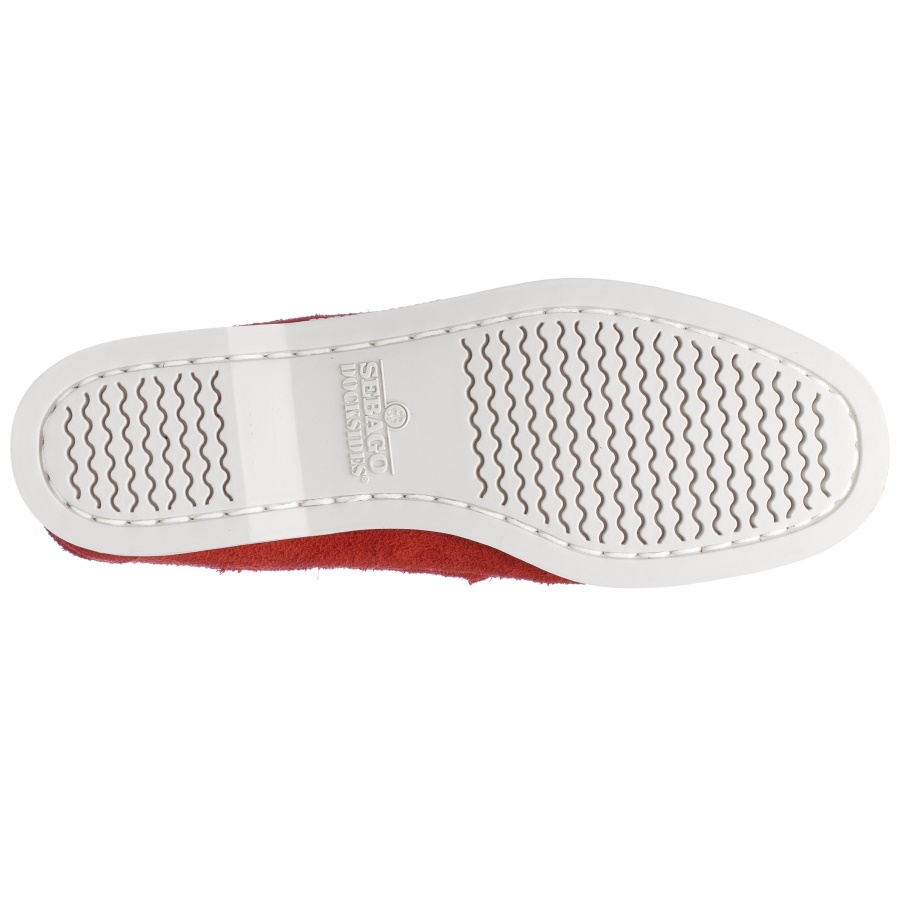Sebago Australia Dan Boat Roughout Woman-Red