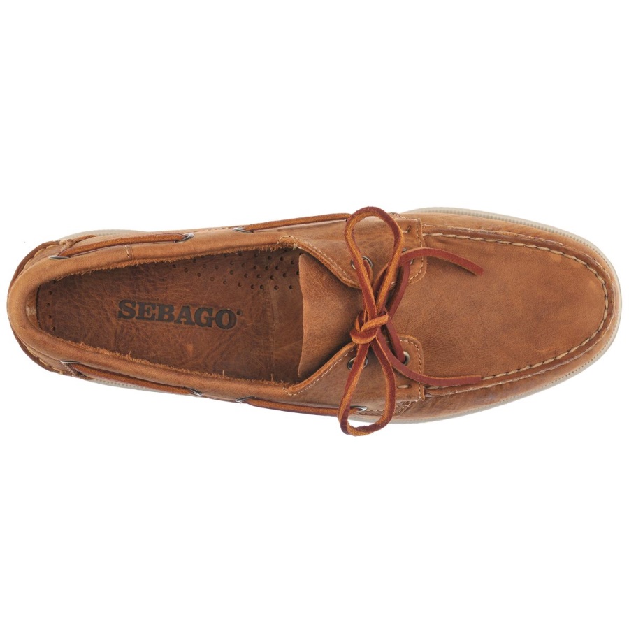 Sebago Australia Docksides Portland Crazy H-Tan
