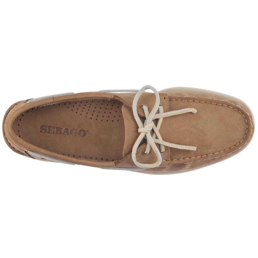Sebago Australia Docksides Portland Nubuk-Taupe