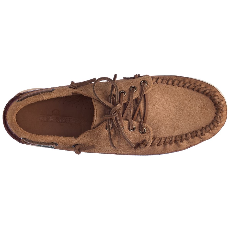 Sebago Australia Keuka Lea Canoe Moc-Cognac & Brown