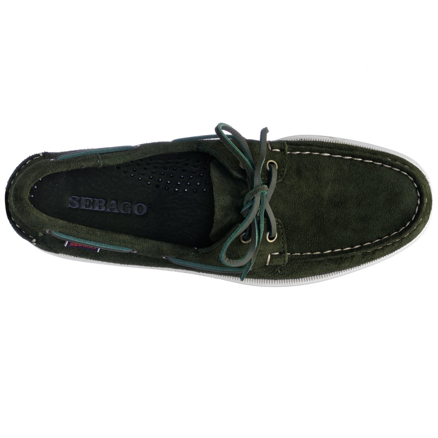 Sebago Australia Portland Roughout-Brunswick Green