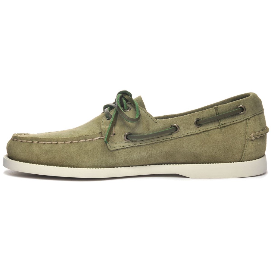 Sebago Australia Portland Roughout-Forest Green