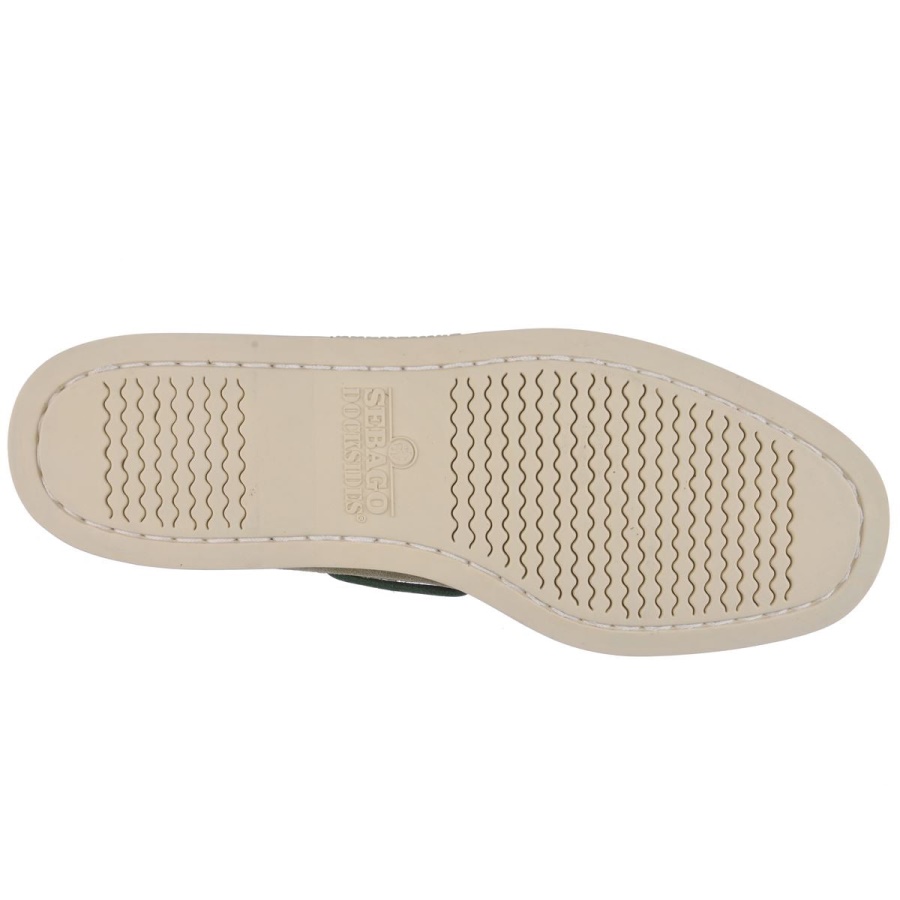 Sebago Australia Portland Roughout-Forest Green