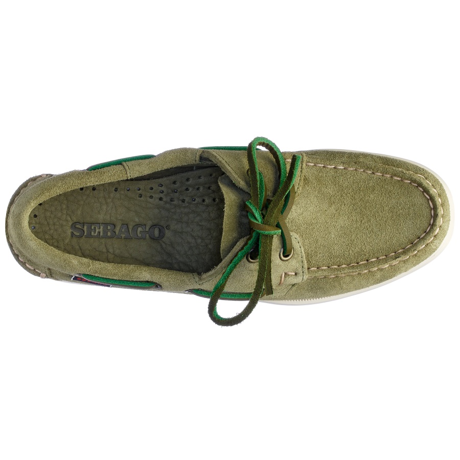 Sebago Australia Portland Roughout Woman-Forest Green