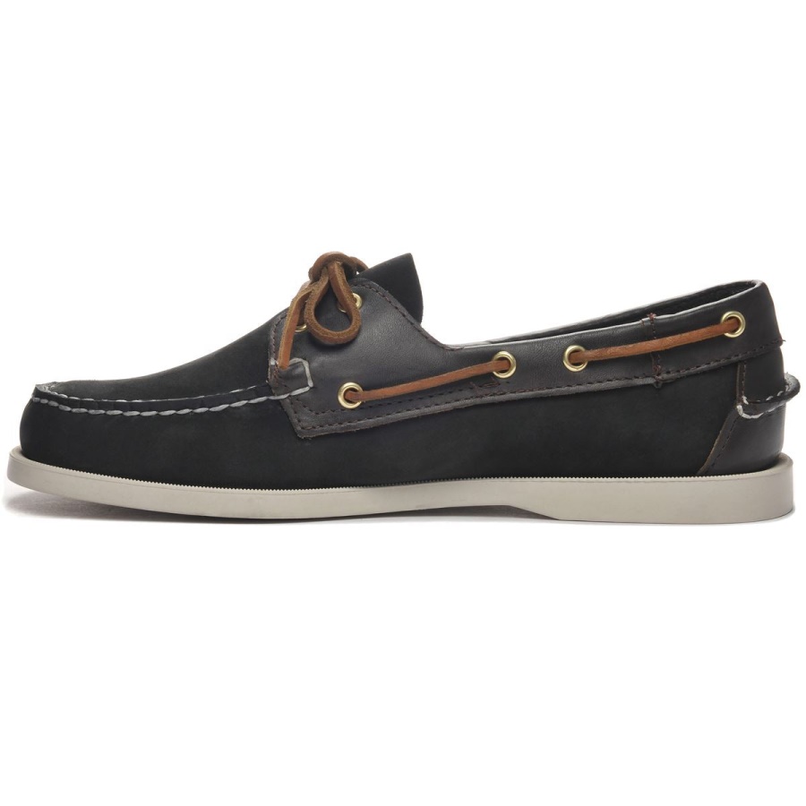Sebago Australia Portland Spinnaker Nbk Fgl-Black & Dark Brown