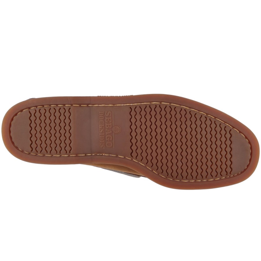 Sebago Australia Portland Spinnaker Nbk Fgl-Tan & Dark Brown