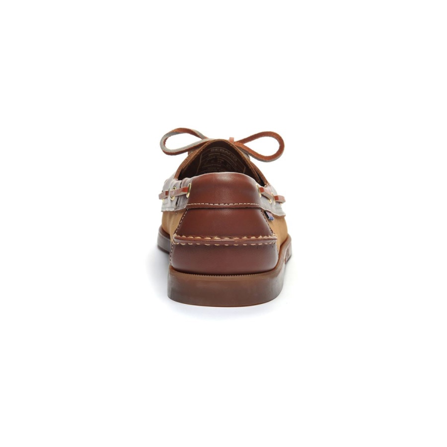 Sebago Australia Portland Spinnaker Nbk Fgl-Tan & Dark Brown