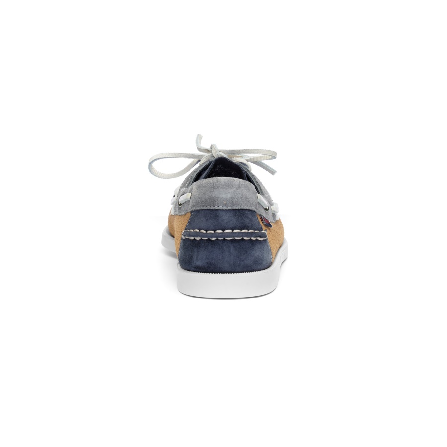 Sebago Australia Rossisland Jib-Cognac & Denim & Slate & White