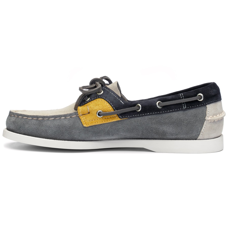 Sebago Australia Rossisland Jib-Grey & Taupe & Navy Blue & Mustard