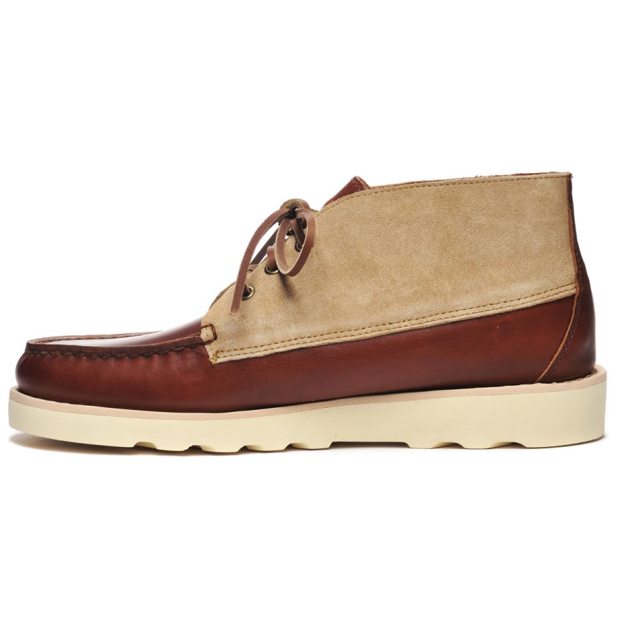 Tatanka Eva Waxy Suede-Brown & Camel Sebago Australia